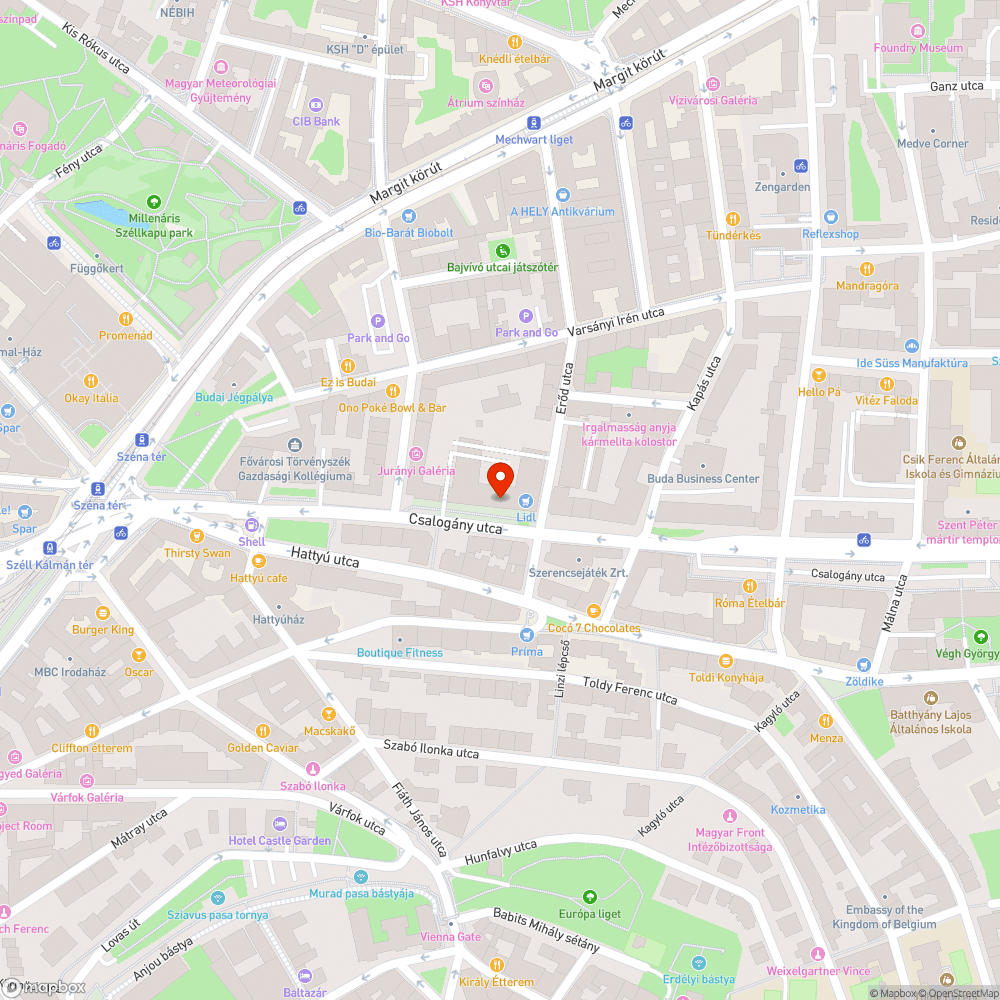 Állandó szemét a Lidl előtti területen bejelentés helye