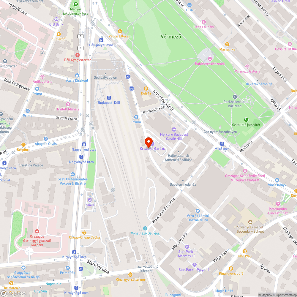 Sérült lépcső bejelentés helye