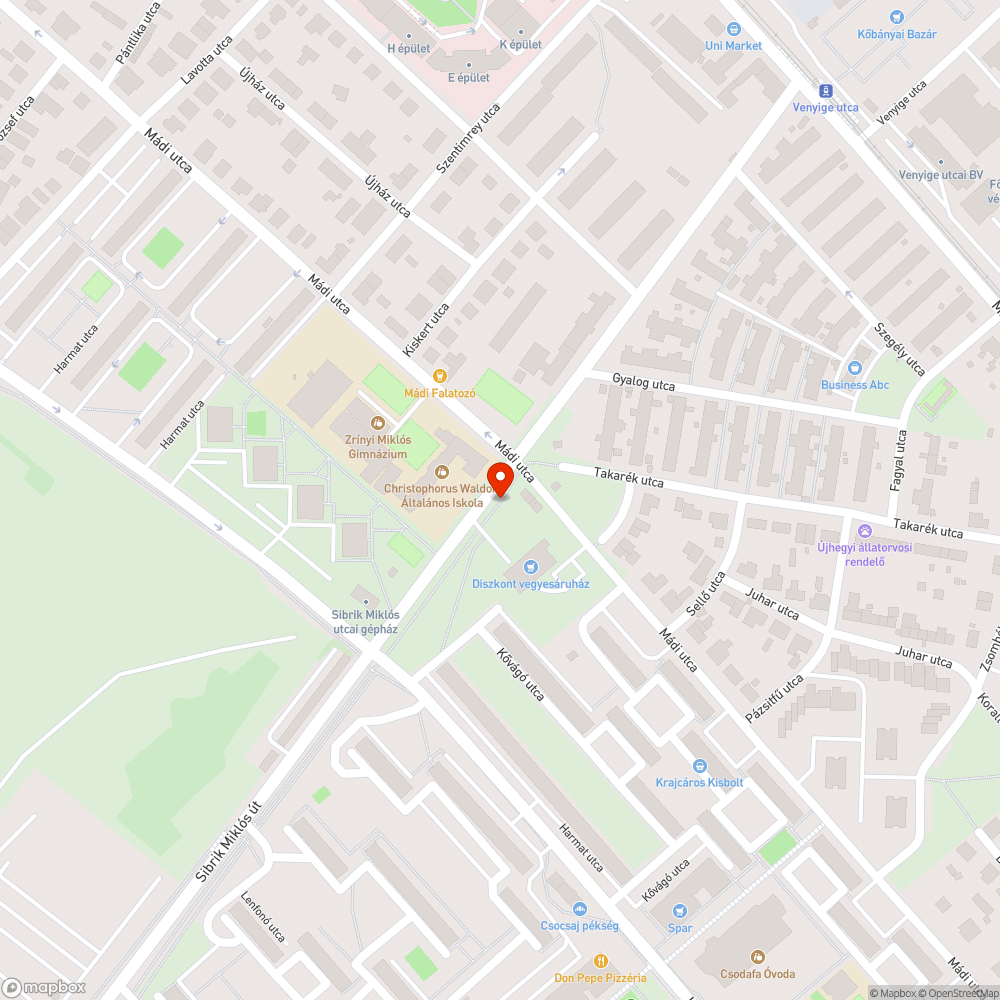 Területet elronditó beton tömbök bejelentés helye