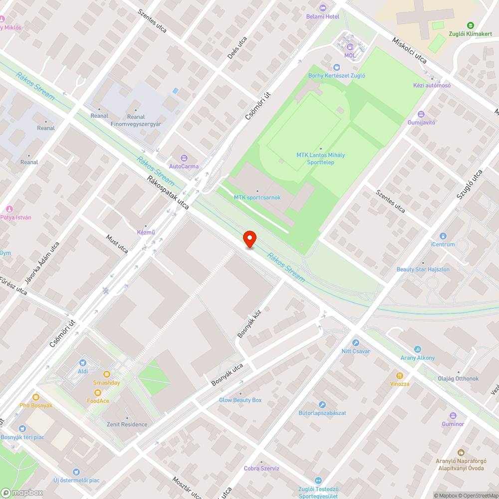 Rozsdásodó közmű bejelentés helye