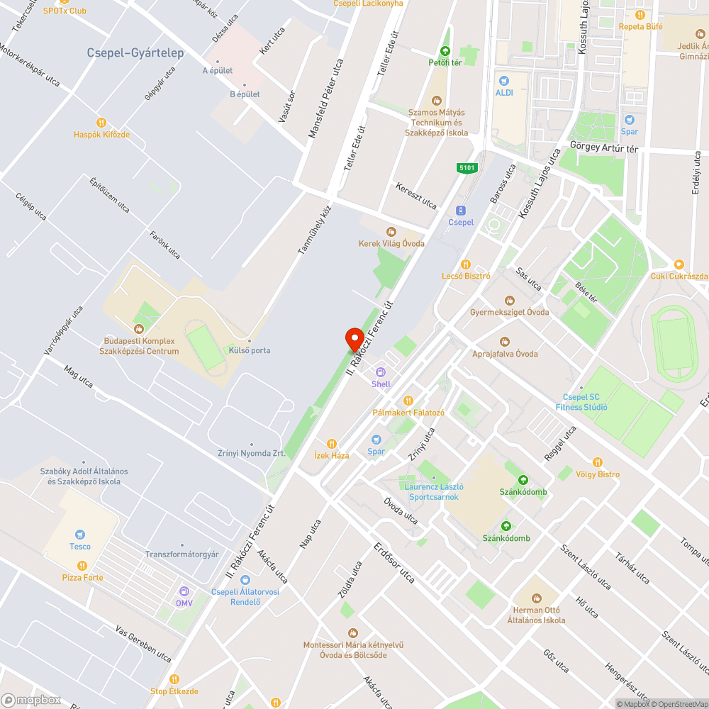 Szemét a kerítés tövében bejelentés helye