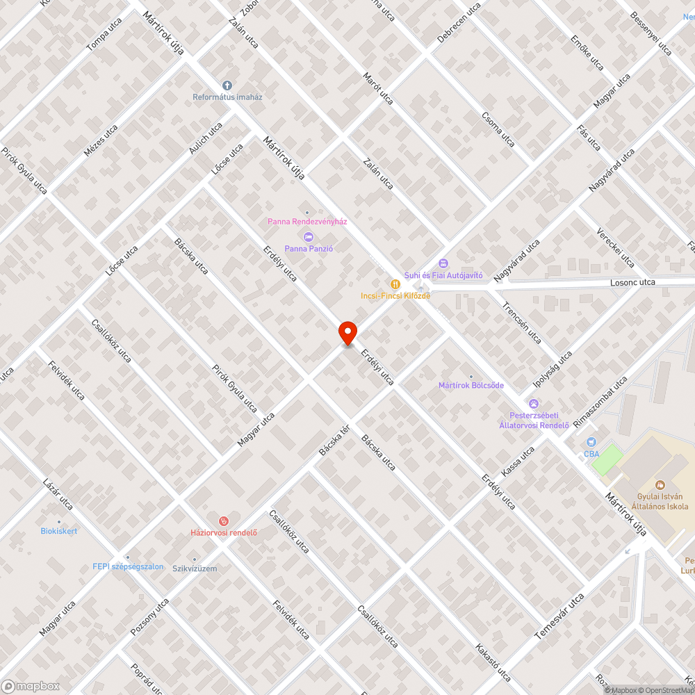 Szemét bejelentés helye