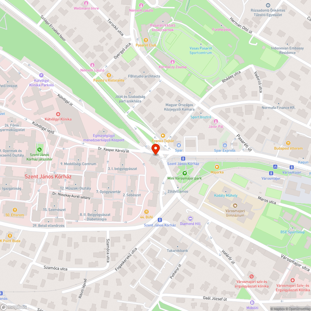 Rossz állapotú járda bejelentés helye