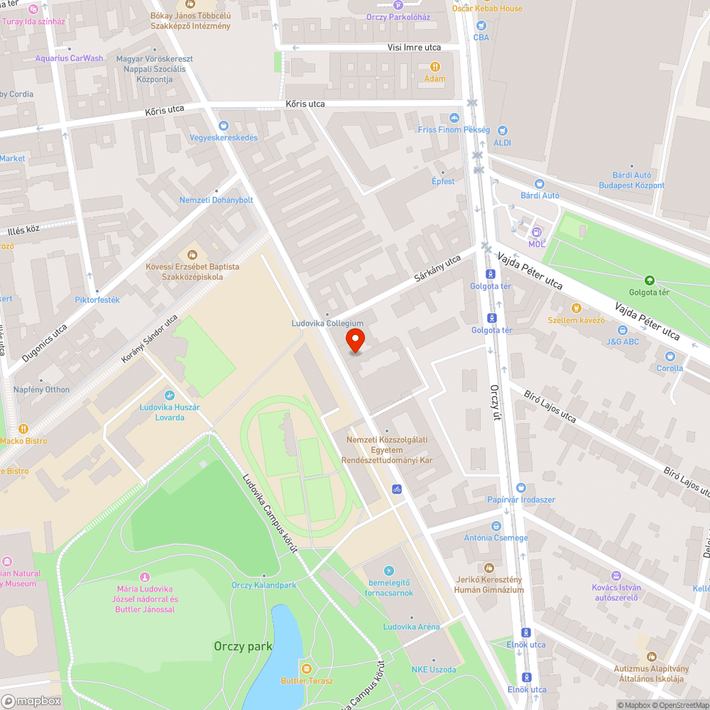 Elhagyott autók bejelentés helye