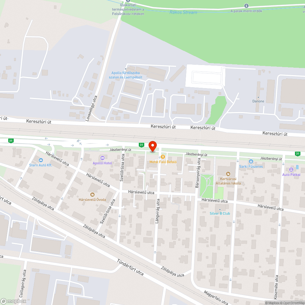 Egy nagyon rongálódott aknafedél bejelentés helye