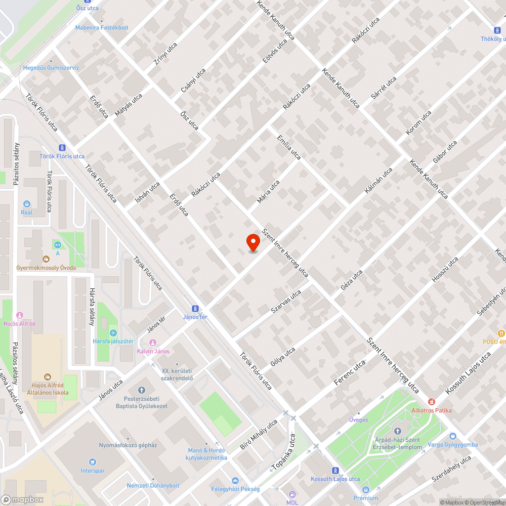 Nem működő lámpatest bejelentés helye