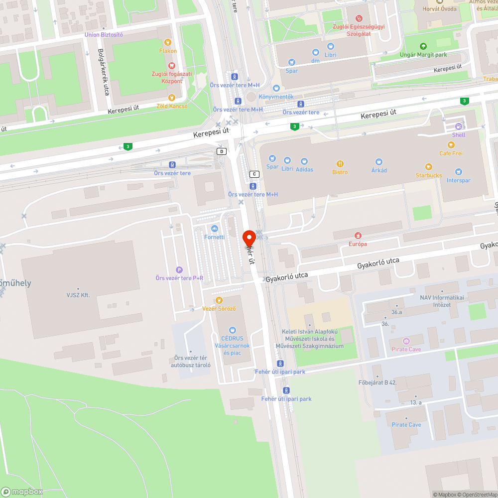 Brutális kátyú bejelentés helye