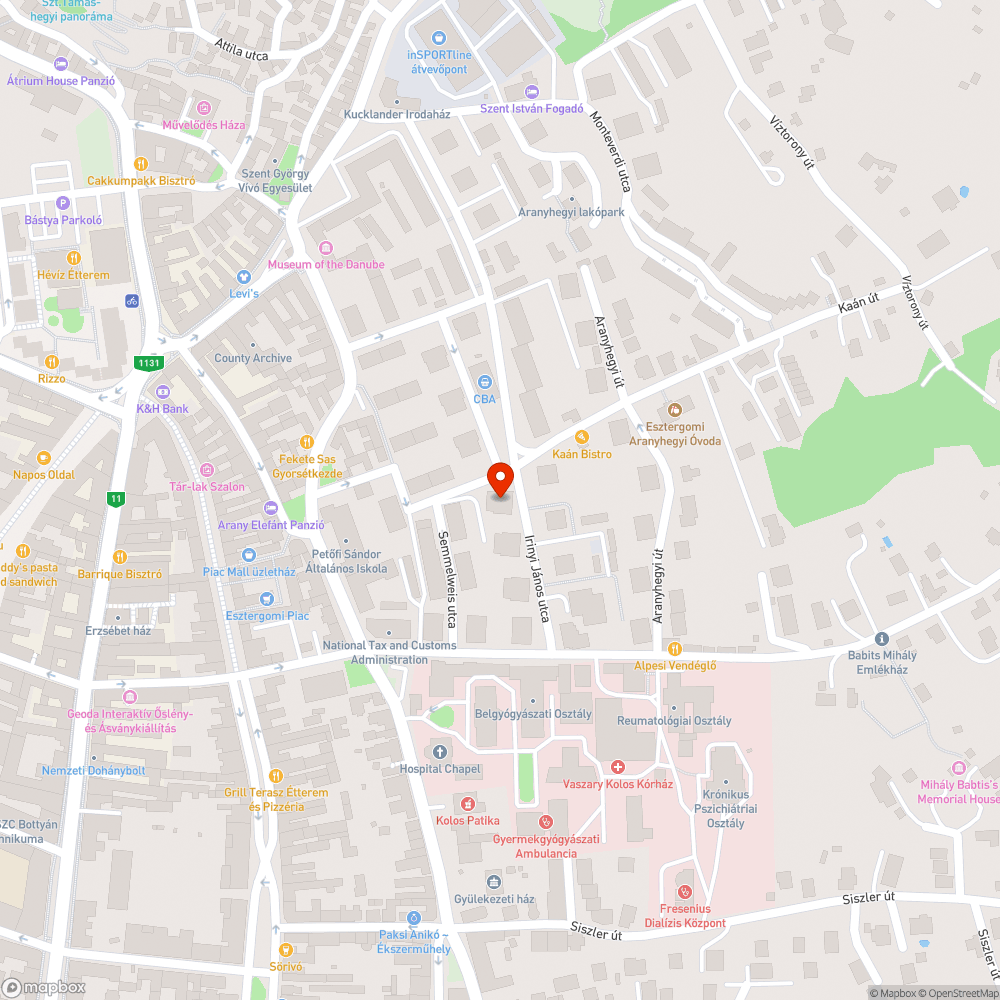 Veszélyes aknatető bejelentés helye