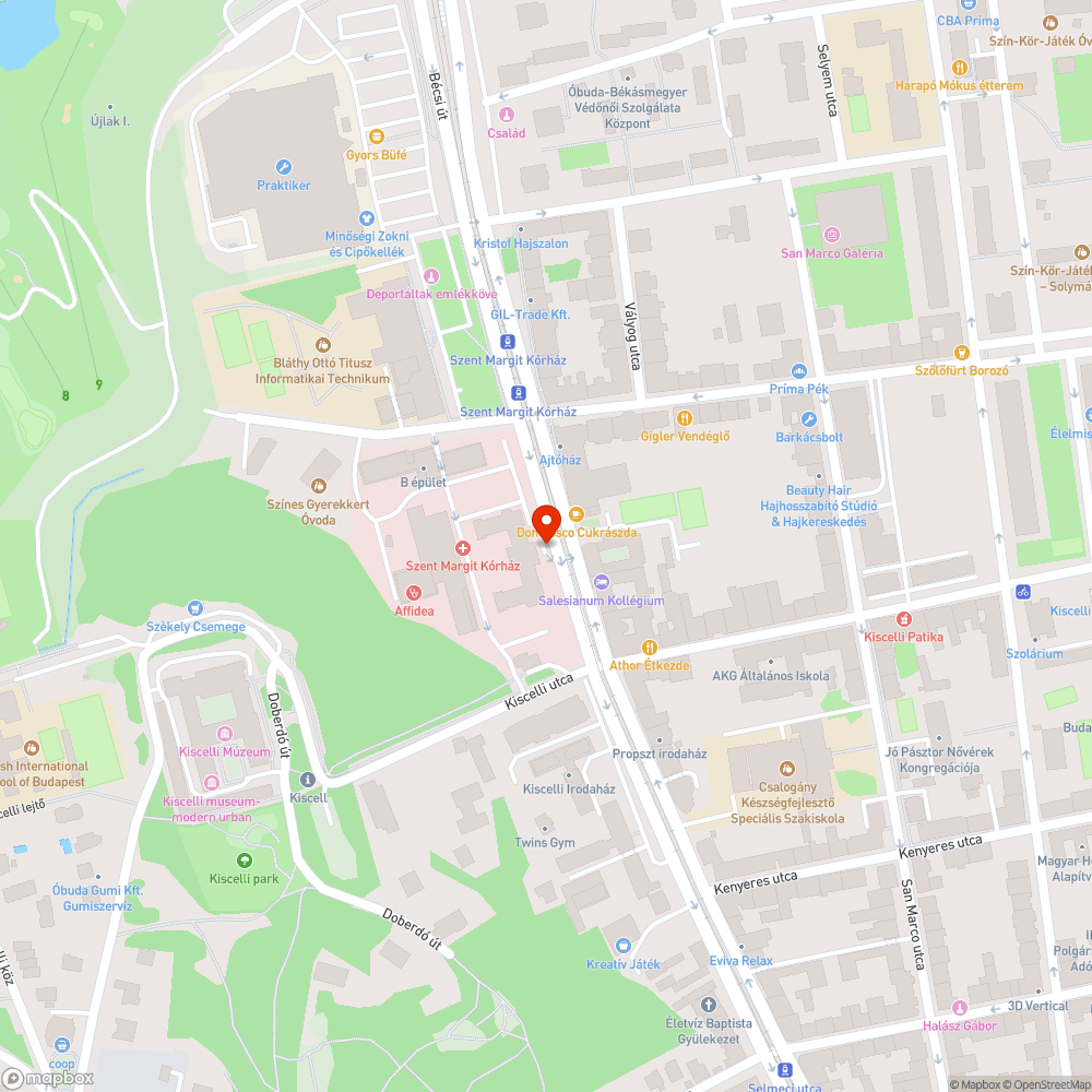 Elhagyott roncs bejelentés helye