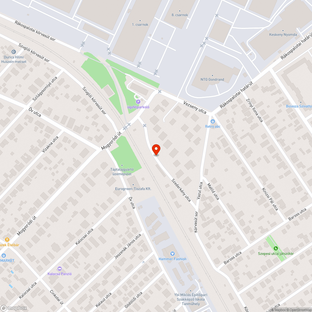 Szemét az út szélén bejelentés helye