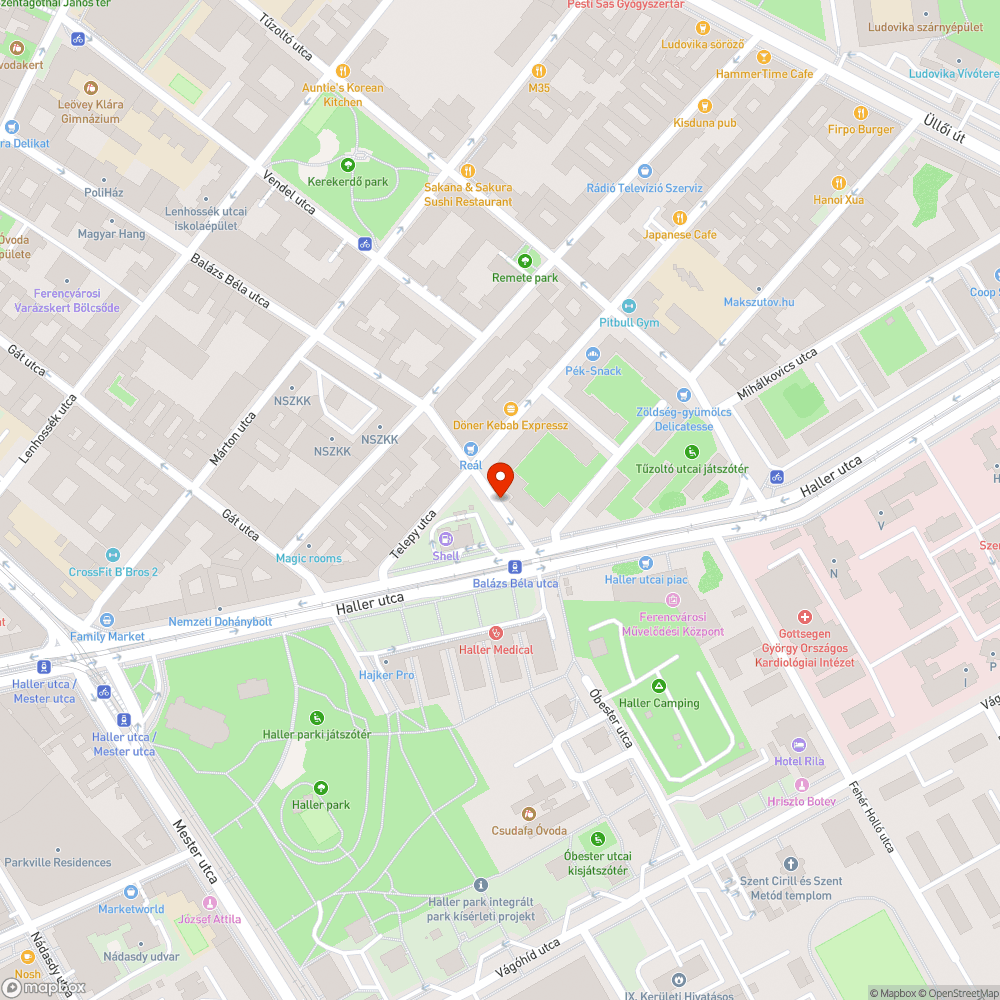 Úthibák bejelentés helye