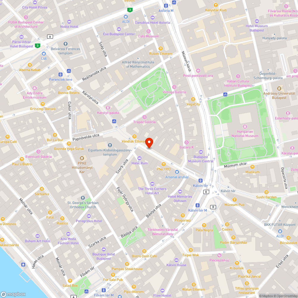 Úthibák bejelentés helye