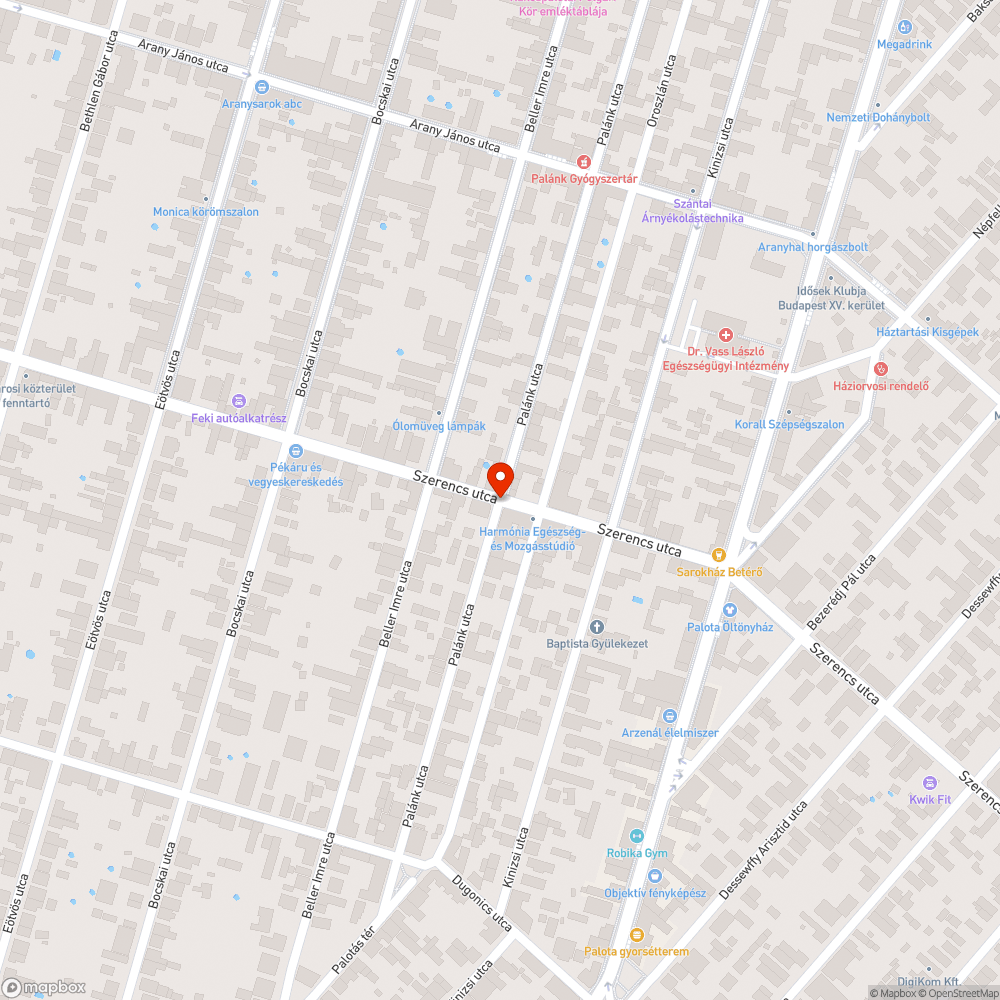 Elhagyatott autó bejelentés helye