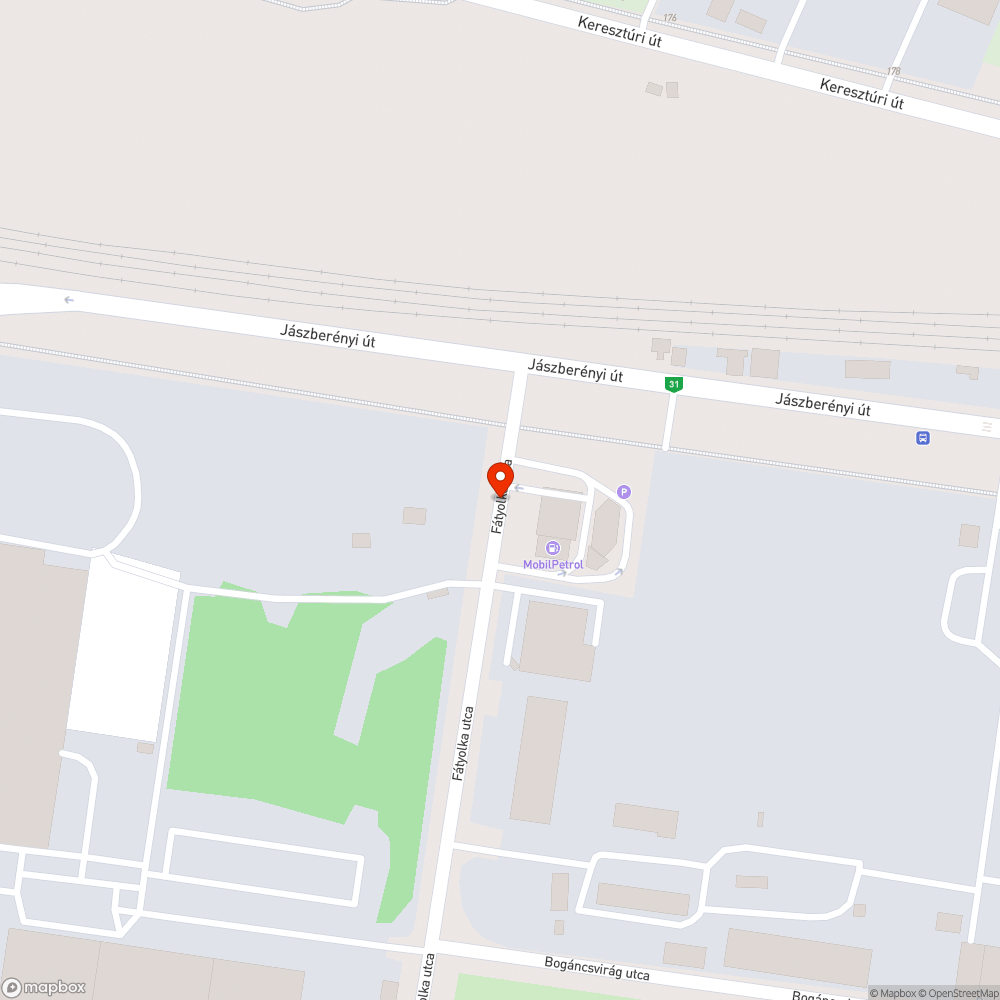 Kátyús út bejelentés helye