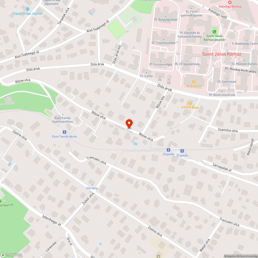 Karácsonyfák az utcán bejelentés helye