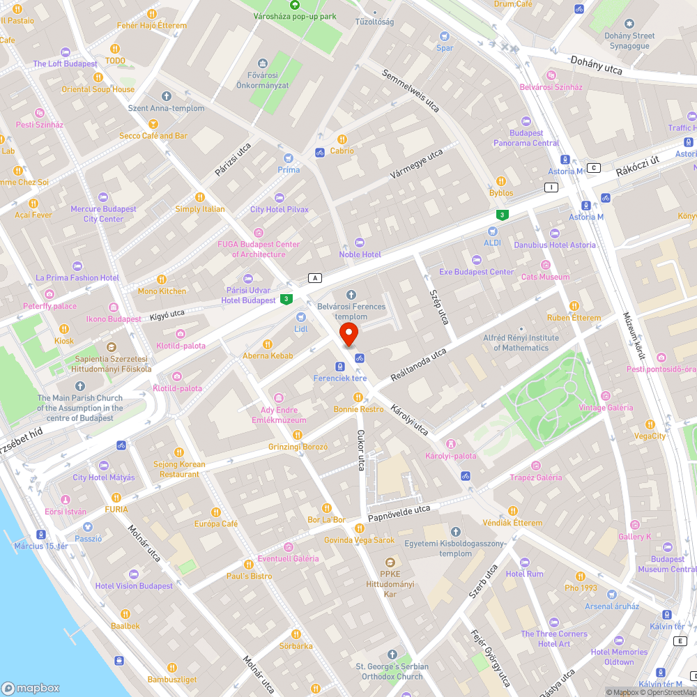 Gerilla parkolás a Ferenciek terén bejelentés helye