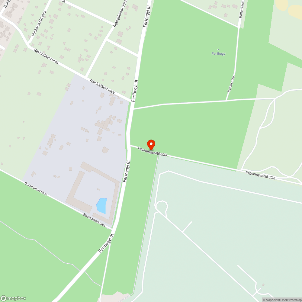 Szemét az erdő szélén bejelentés helye