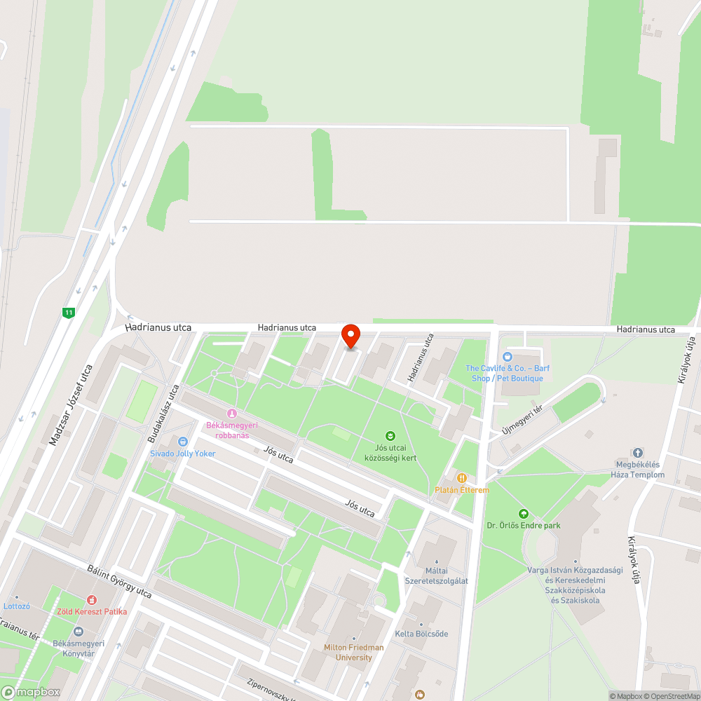 Kiégett lámpa bejelentés helye