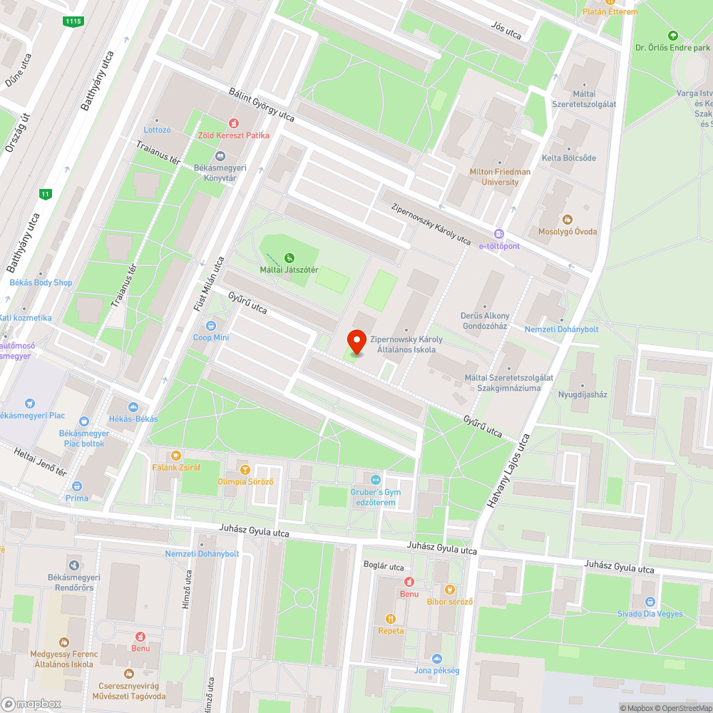 Sötét a környék bejelentés helye