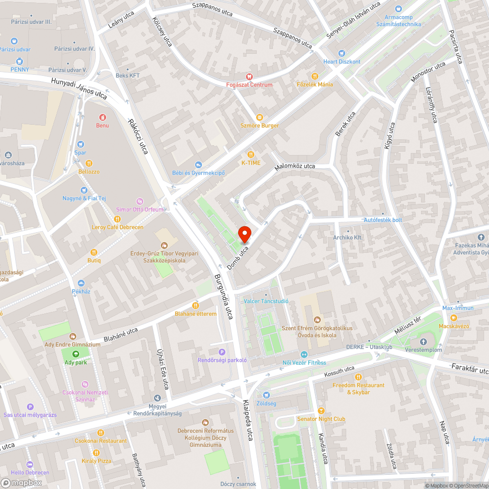 Tönkrement közlekedési tába bejelentés helye