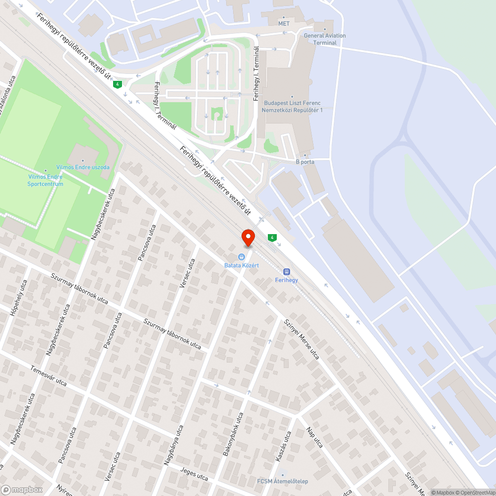 Állomásnév táblák cseréje Ferihegyen bejelentés helye