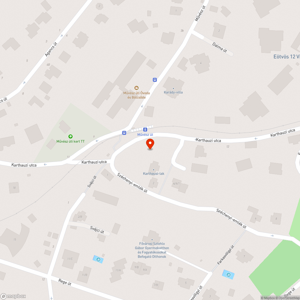 Kátyú bejelentés helye