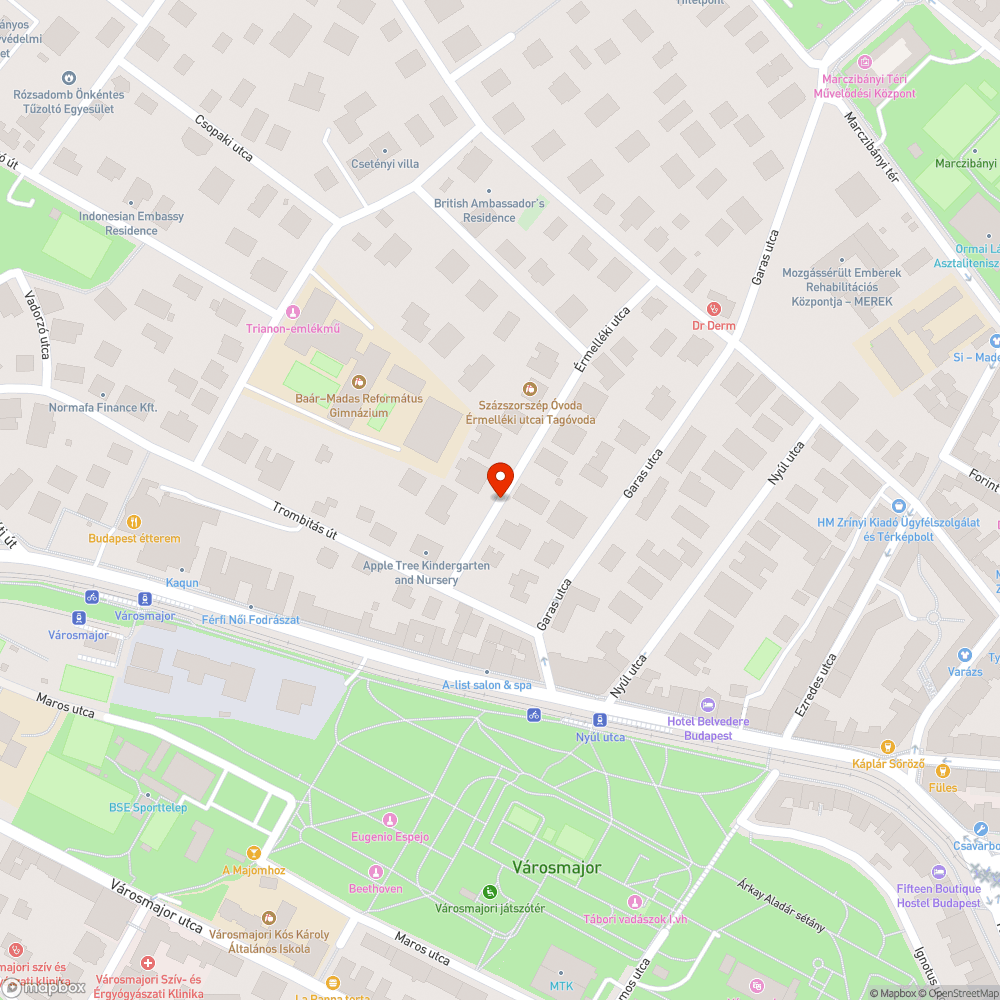 Leszakadt kuka bejelentés helye