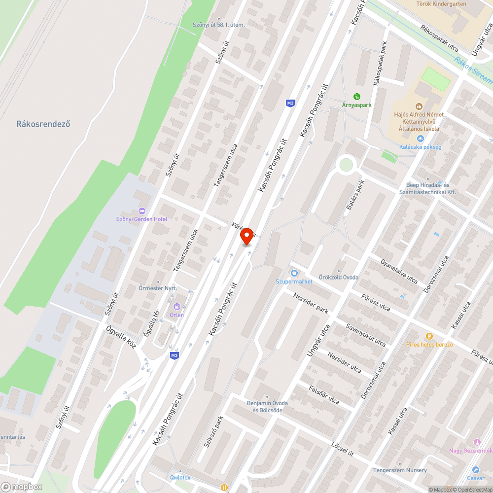 Balesetveszélyes tábla bejelentés helye