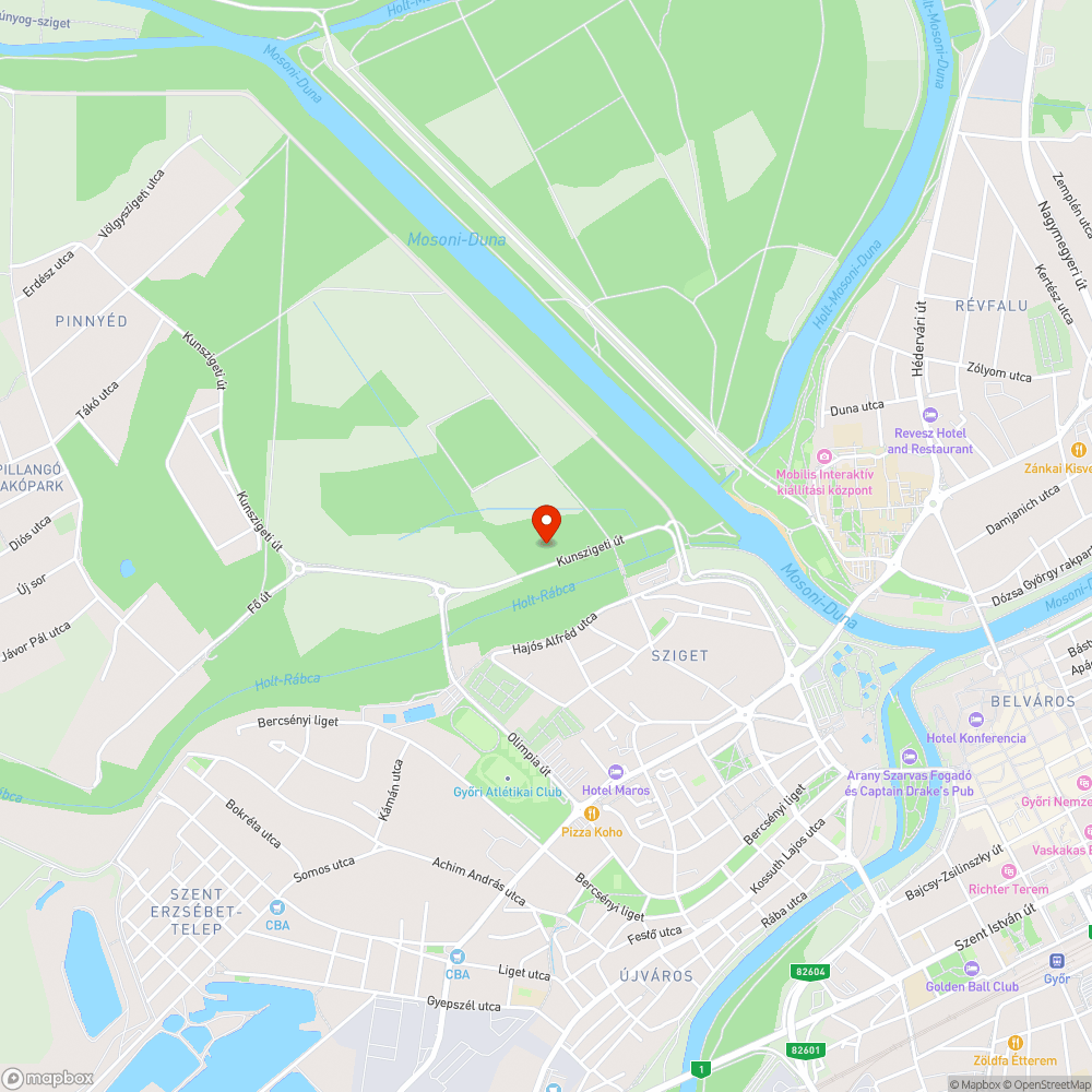 Elhagyott autó bejelentés helye