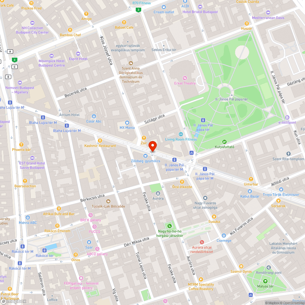 Halott galamb bejelentés helye