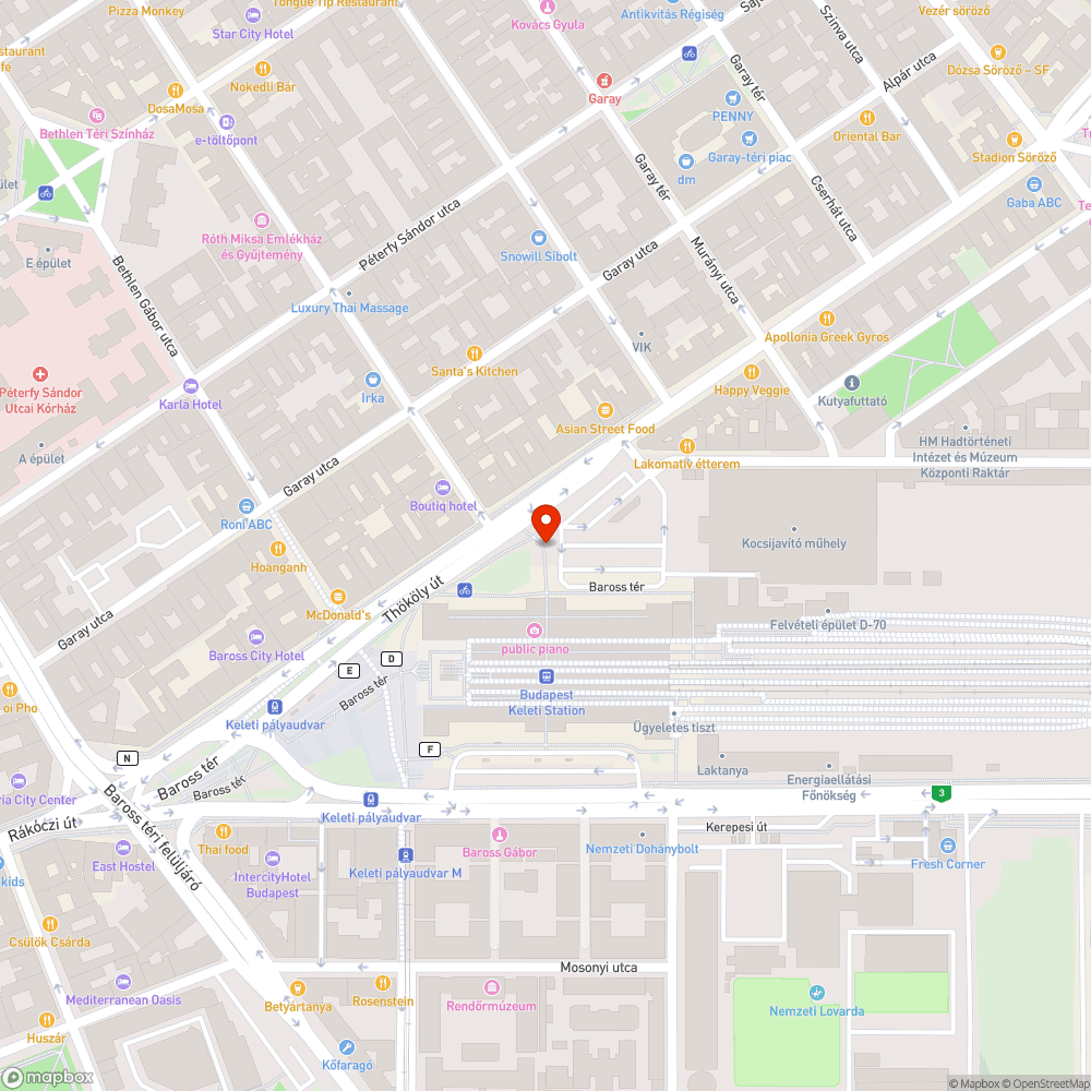 Sérült pad bejelentés helye