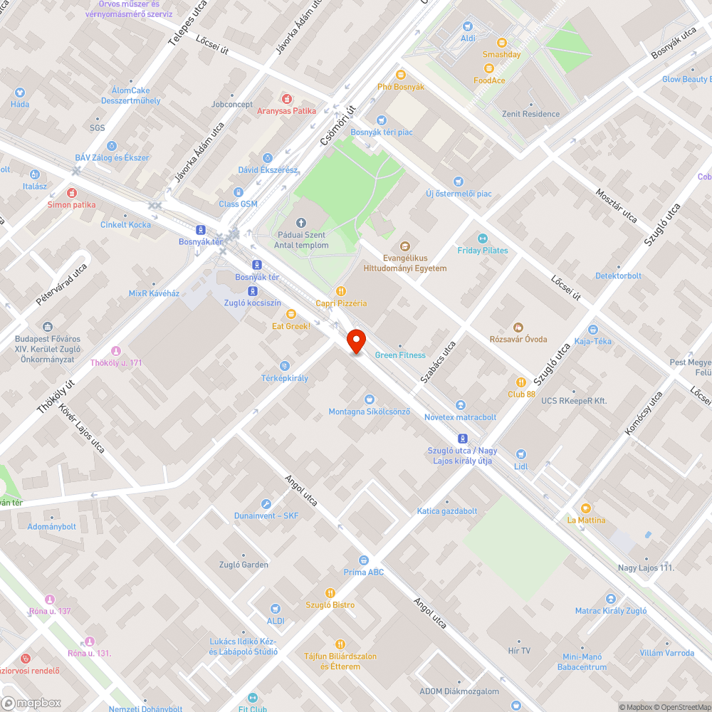 Járdán parkolás bejelentés helye