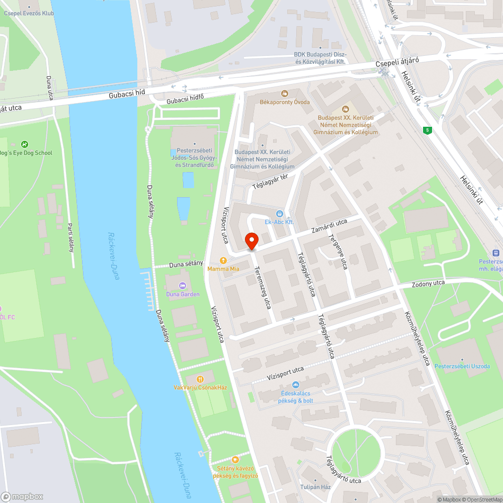 Közvilágítás bejelentés helye