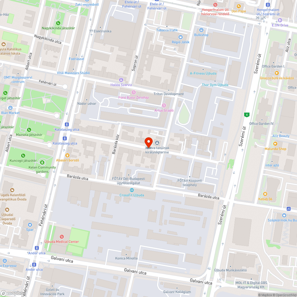 Óriási kátyú a Kalotaszeg utcában bejelentés helye