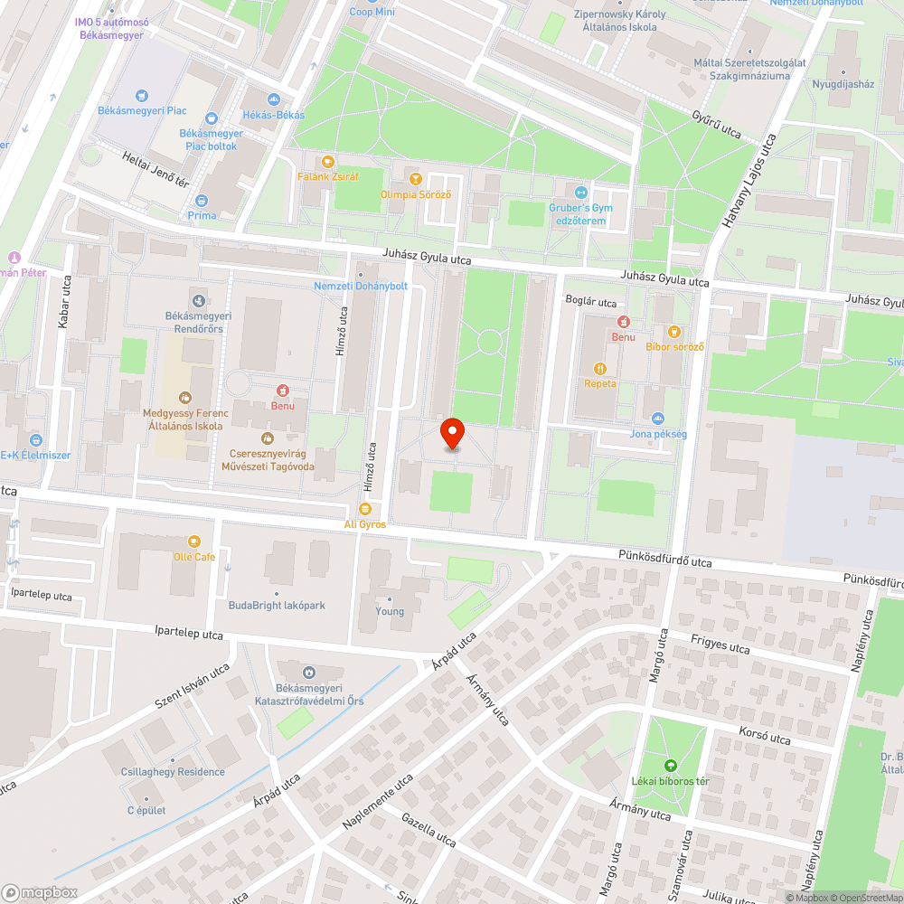 Madártetemek az óvodánál bejelentés helye