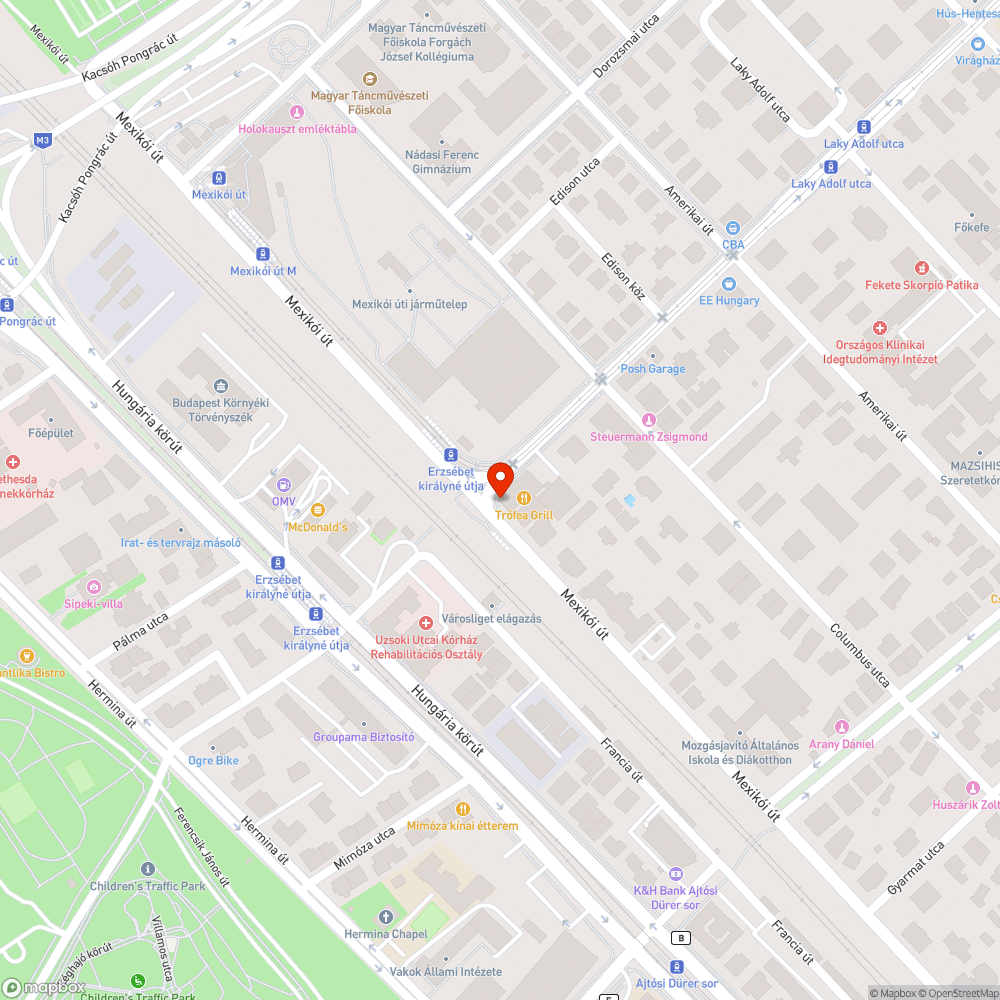 Elhagyott autó bejelentés helye