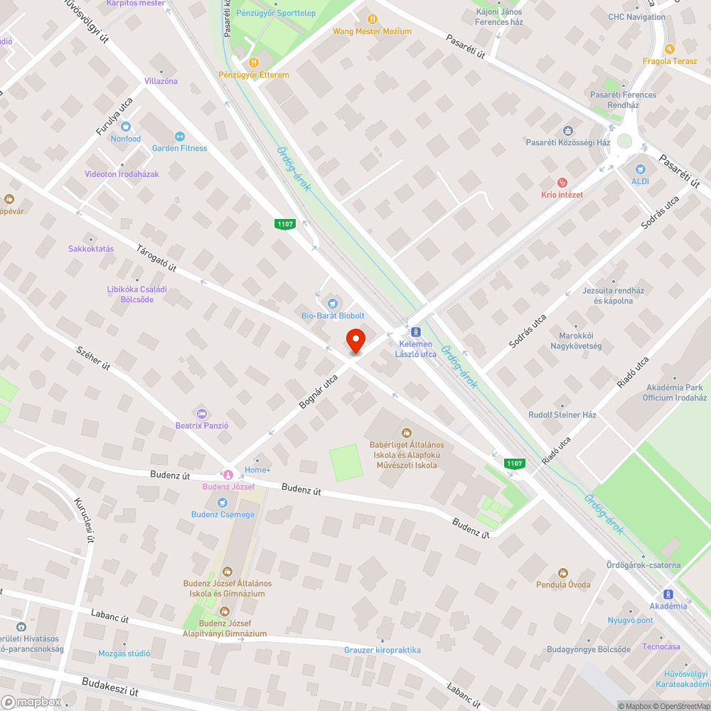 Törmelék a Bognár-Tárogató sarkán bejelentés helye