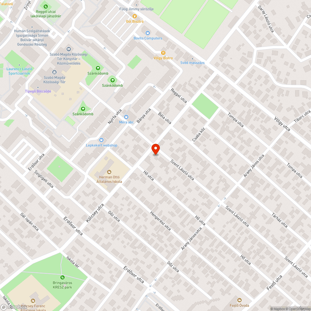 Hulladék bejelentés helye