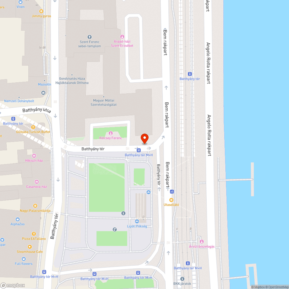 11-es, 111-es autóbuszok bejelentés helye