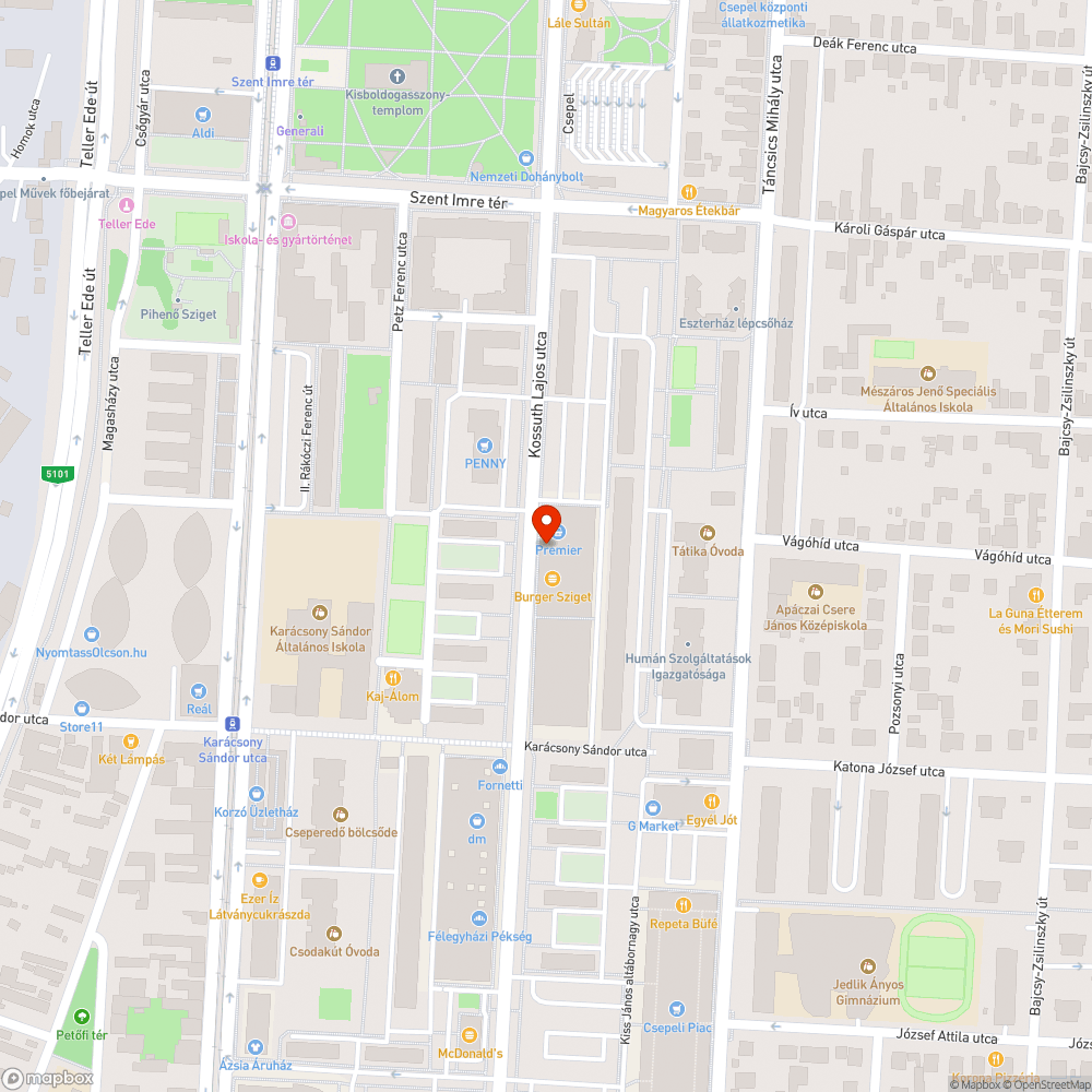 Közműfedél bejelentés helye