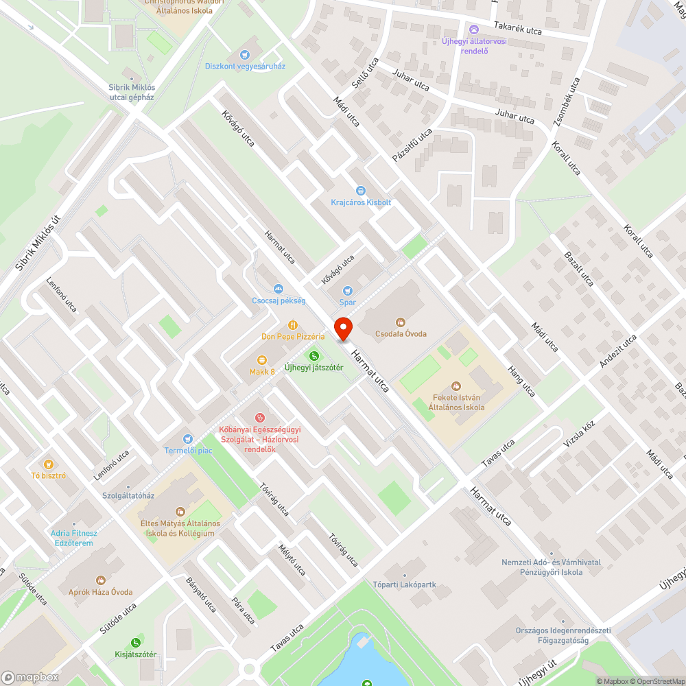 Újabb megsüllyedő járdaszakasz bejelentés helye