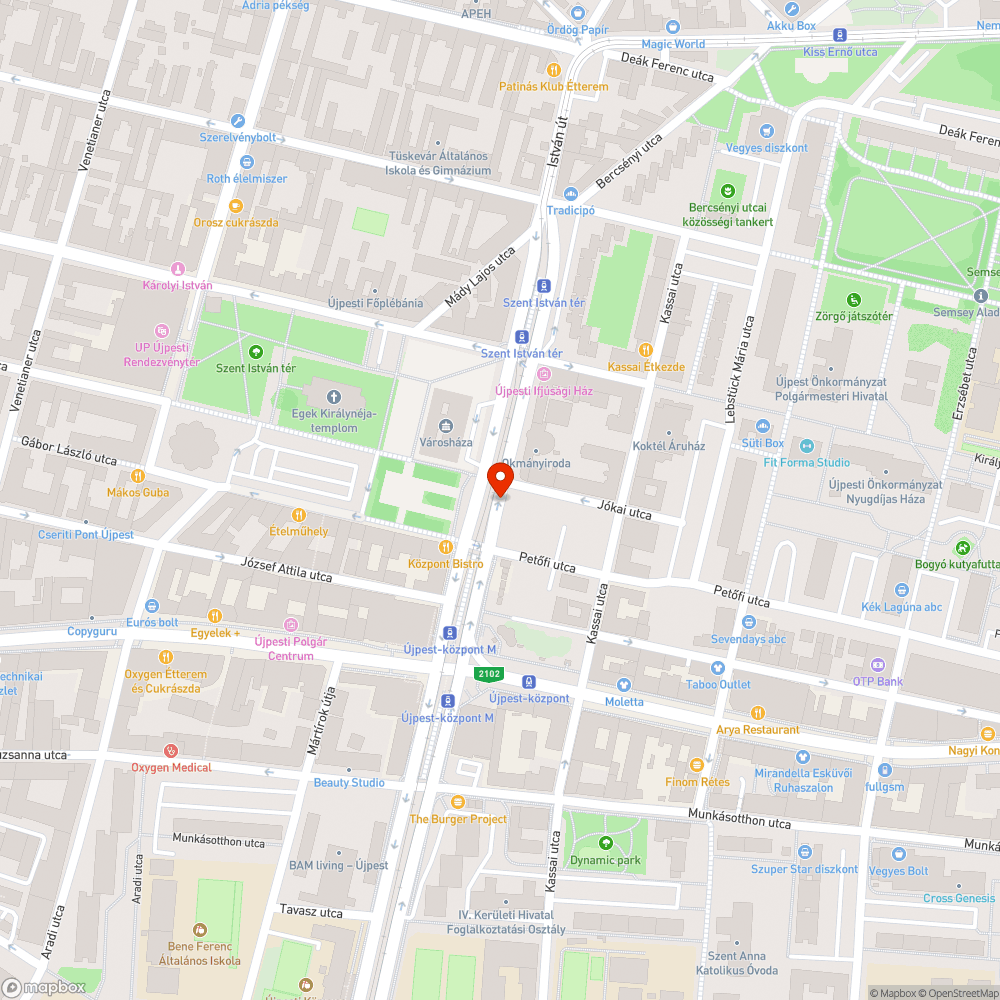 Hiányzó felfestés bejelentés helye