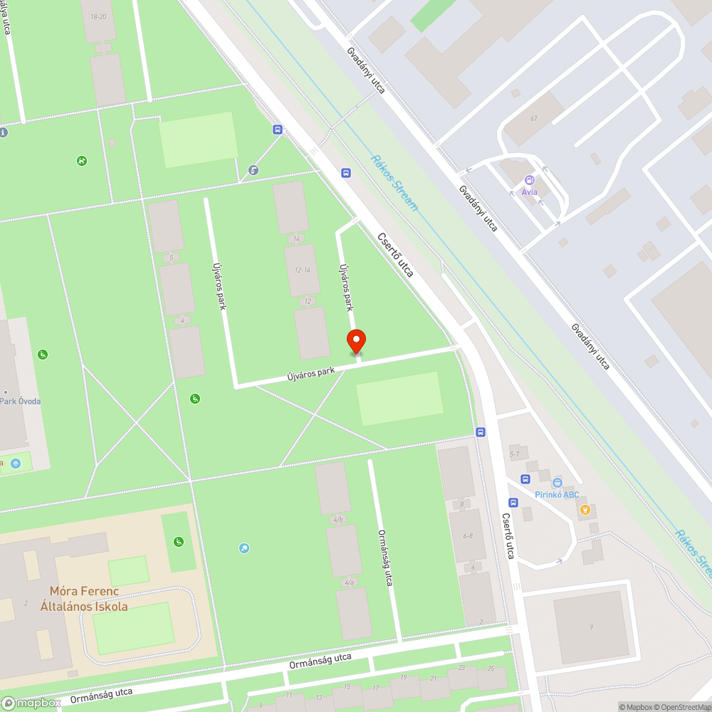 Rohadó autó bejelentés helye