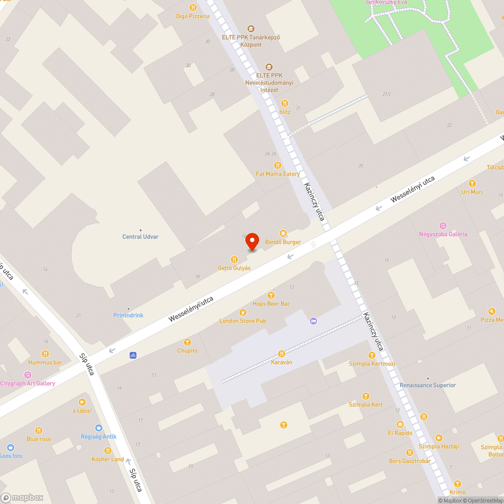 Nagyon matricás bejelentés helye