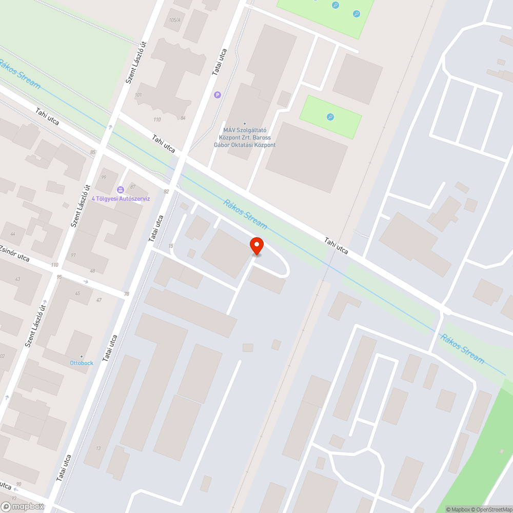 Kátyú bejelentés helye