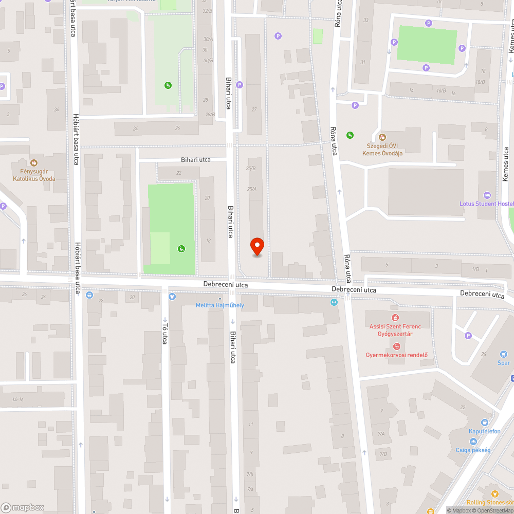 Gépjárművel kitaposott zöldterület bejelentés helye