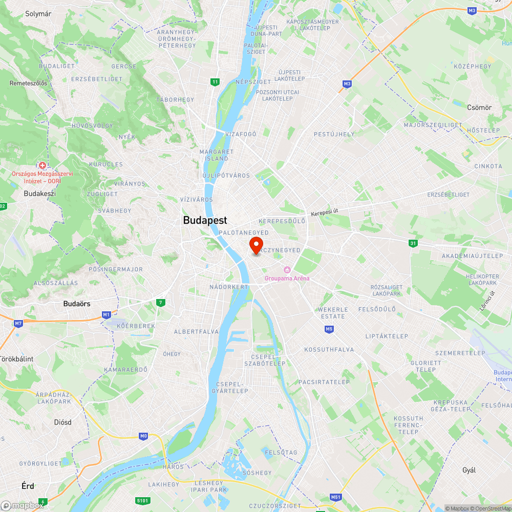 Lomtalanításból maradt zöld festék bejelentés helye