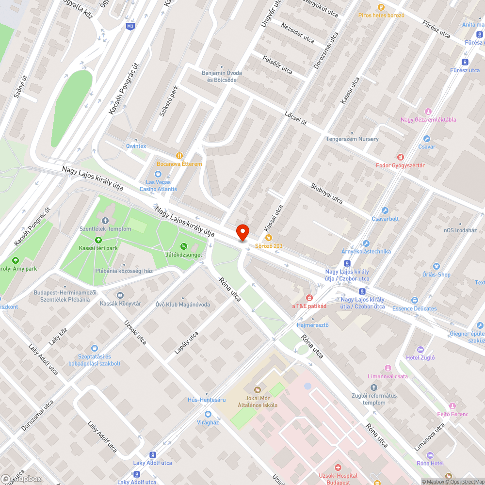 Kopott zebra bejelentés helye