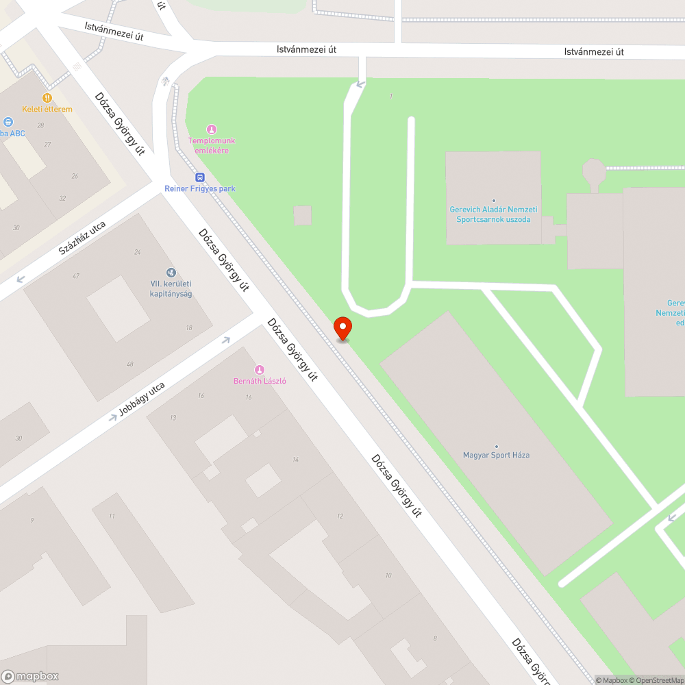 Elhagyott kismotor bejelentés helye