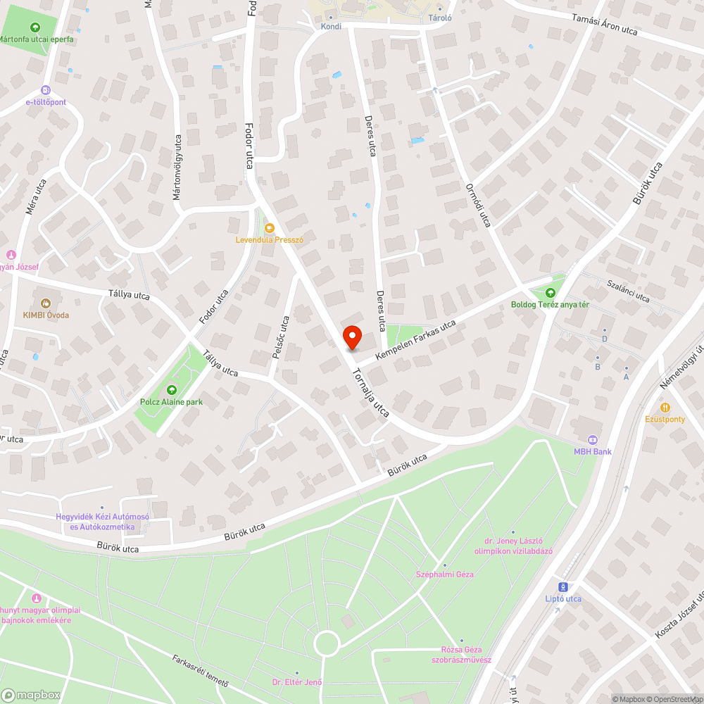 Tűzcsap csurog bejelentés helye